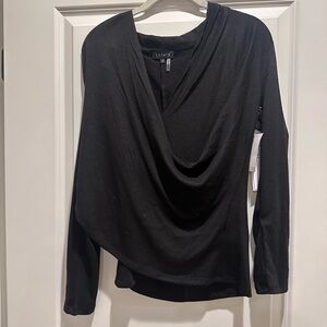 Long sleeve black top NWT